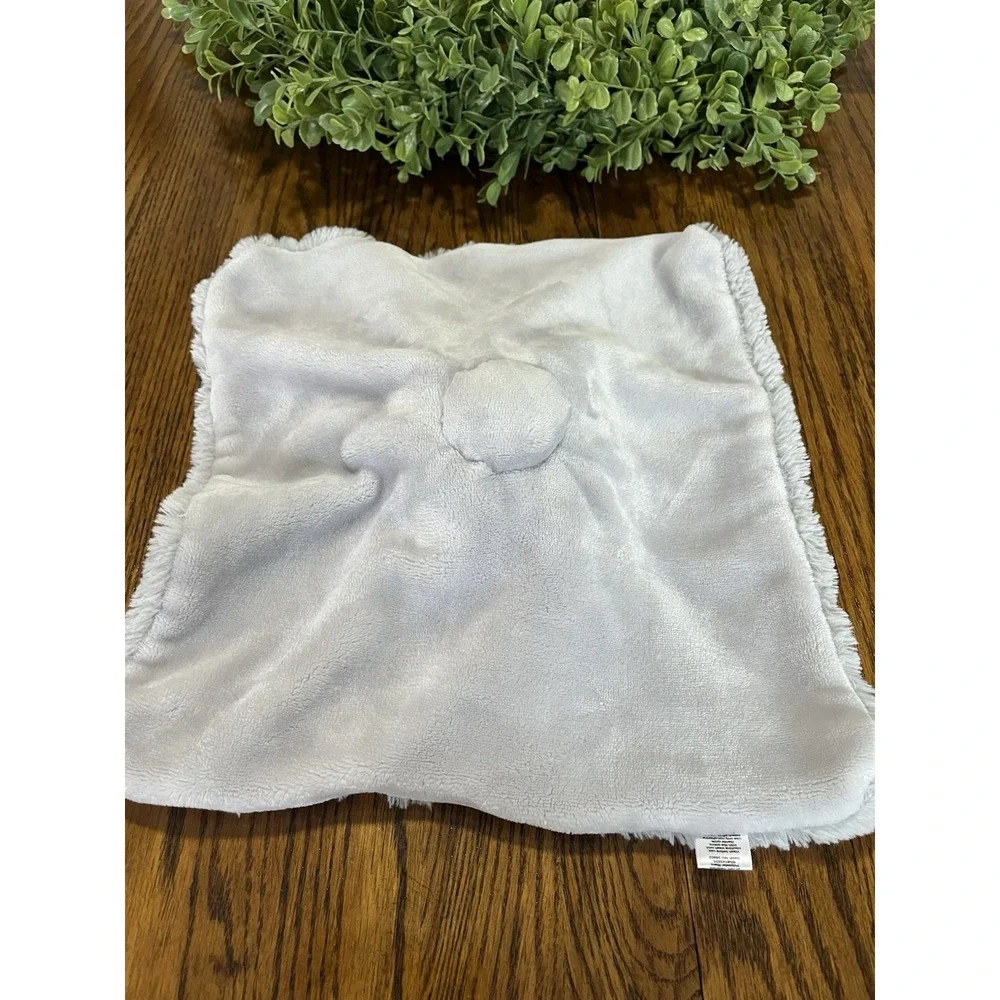Oobles Gray & White Puppy Dog Baby Blanket‎ Plush 14